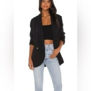 Free People Classic Black Blazer